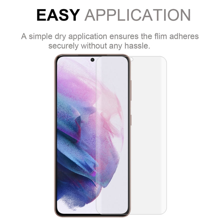 For Samsung Galaxy S22+ 5G 2pcs 3D Curved Silk-screen PET Full Coverage Protective Film(Transparent)
