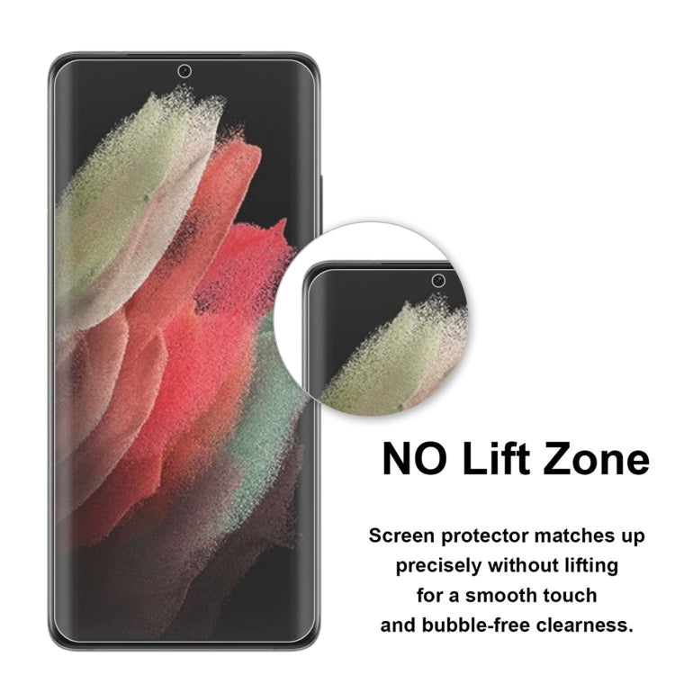For Samsung Galaxy S22 Ultra 5G 50pcs 3D Curved Silk-screen PET Full Coverage Protective Film(Transparent)