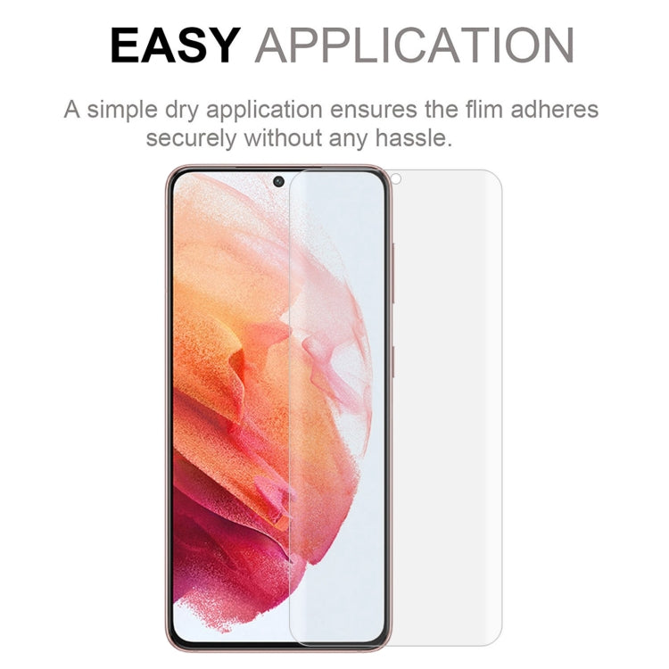 For Samsung Galaxy S22 5G 50pcs 3D Curved Silk-screen PET Full Coverage Protective Film(Transparent)