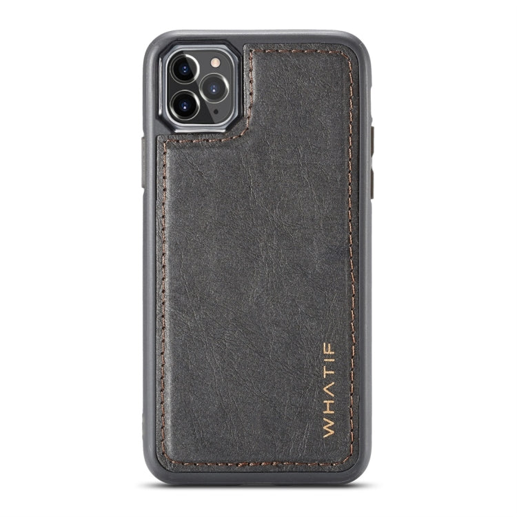 For iPhone 11 Pro WHATIF Kraft Paper TPU + PC Full Coverage Protective Case
