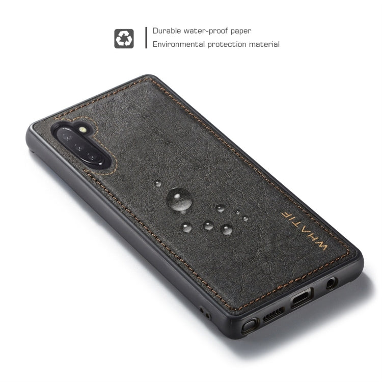For Galaxy Note 10 WHATIF Kraft Paper TPU + PC Full Coverage Protective Case