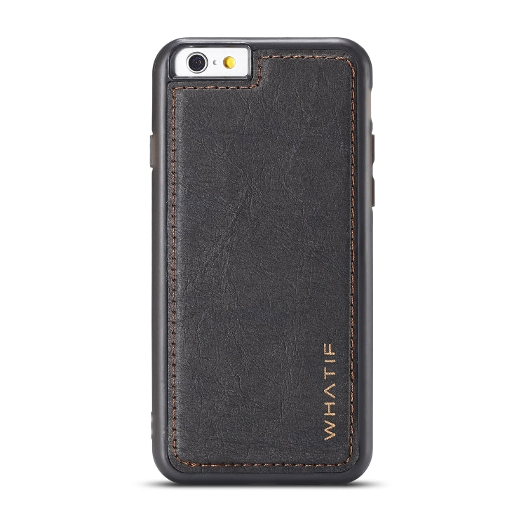 For iPhone 6 WHATIF Kraft Paper TPU + PC Full Coverage Protective Case