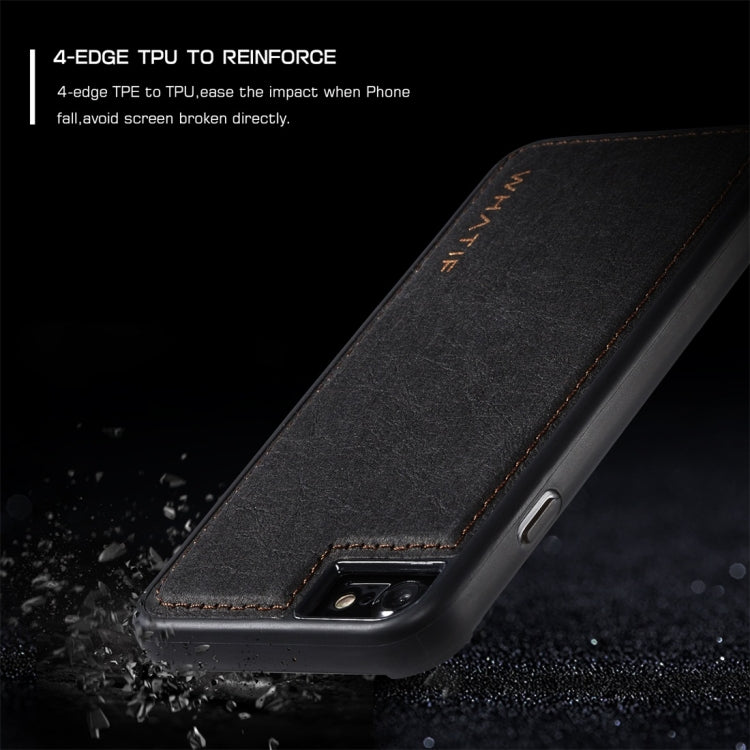 For iPhone 7 / 8 WHATIF Kraft Paper TPU + PC Full Coverage Protective Case