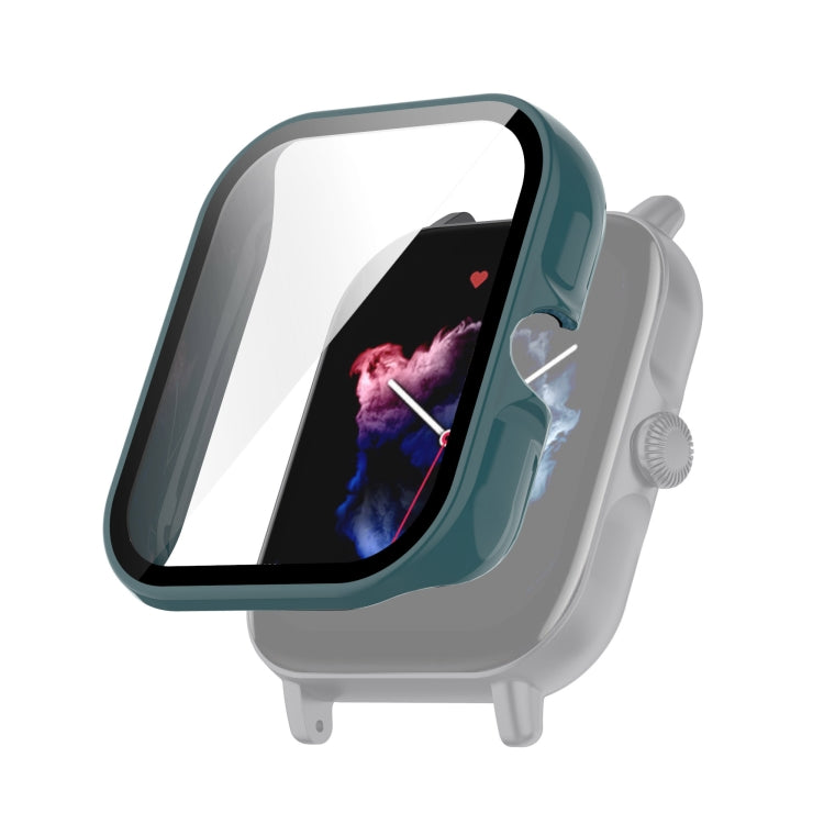 For Amazfit GTS 3 PC + Tempered Glass Watch Protective Case