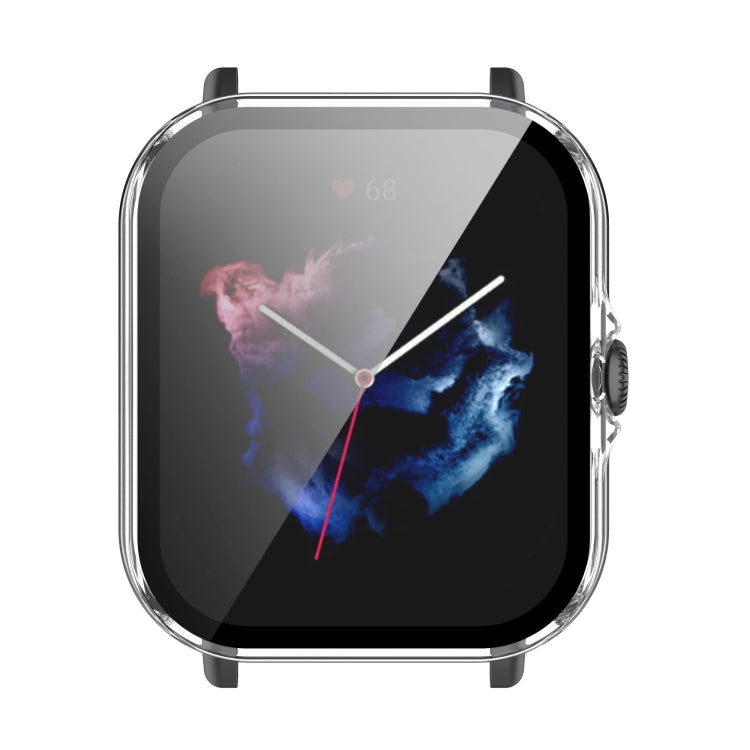 For Amazfit GTS 3 PC + Tempered Glass Watch Protective Case