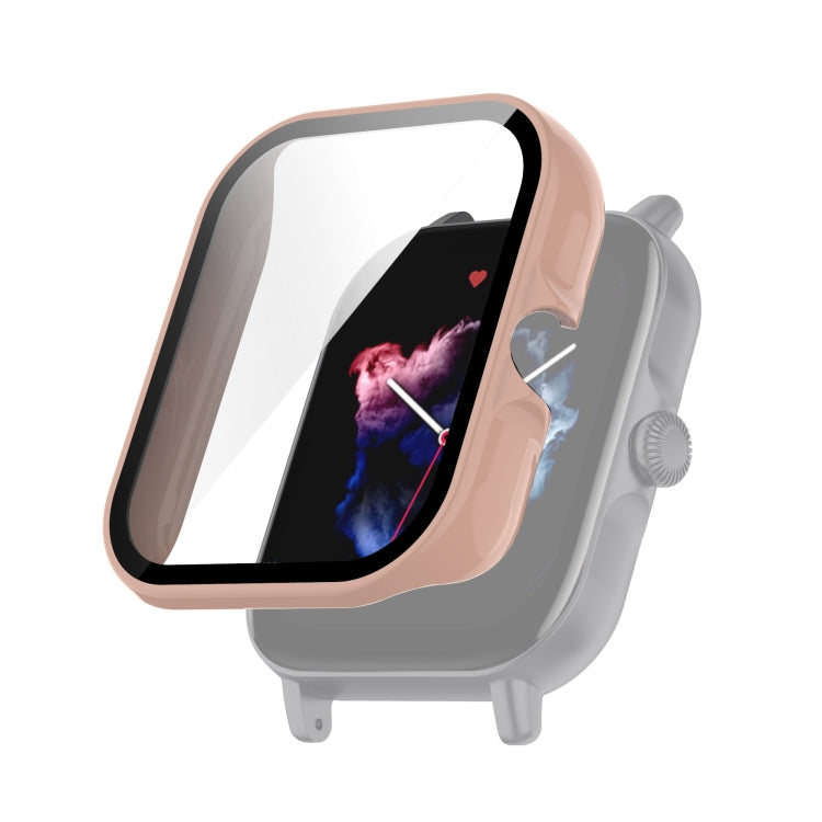 For Amazfit GTS 3 PC + Tempered Glass Watch Protective Case
