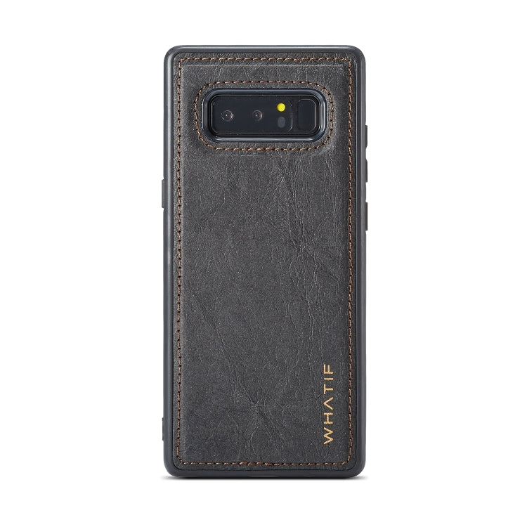 For Galaxy Note 8 WHATIF Kraft Paper TPU + PC Full Coverage Protective Case