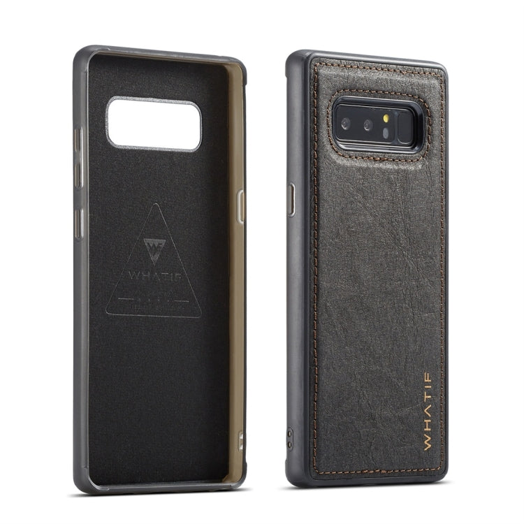 For Galaxy Note 8 WHATIF Kraft Paper TPU + PC Full Coverage Protective Case