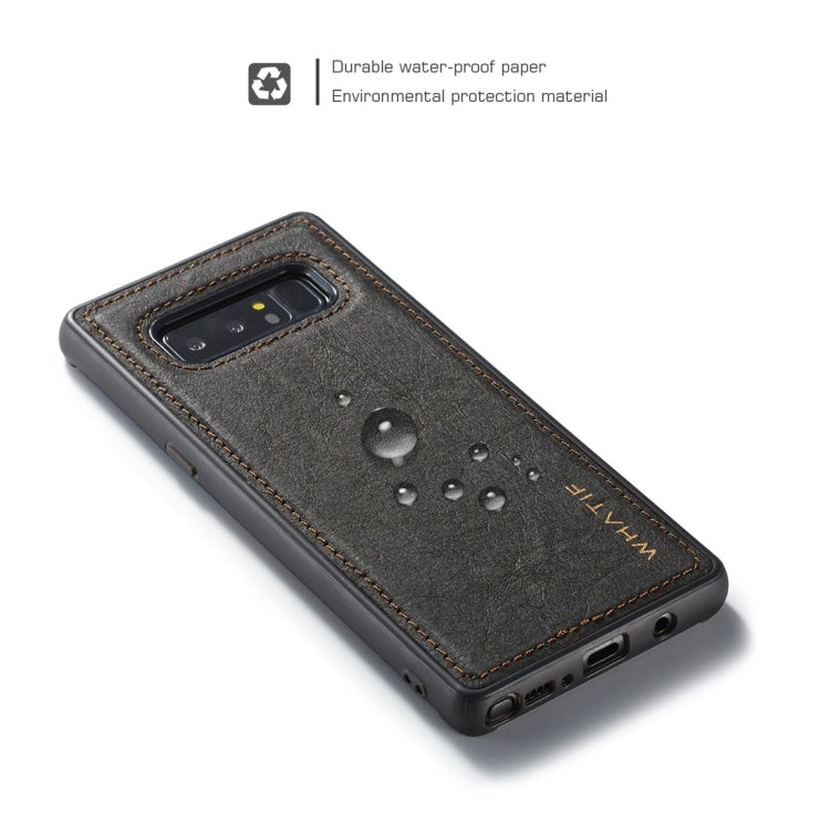 For Galaxy Note 8 WHATIF Kraft Paper TPU + PC Full Coverage Protective Case