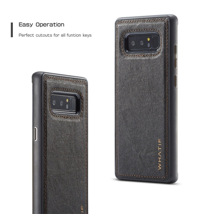 For Galaxy Note 8 WHATIF Kraft Paper TPU + PC Full Coverage Protective Case