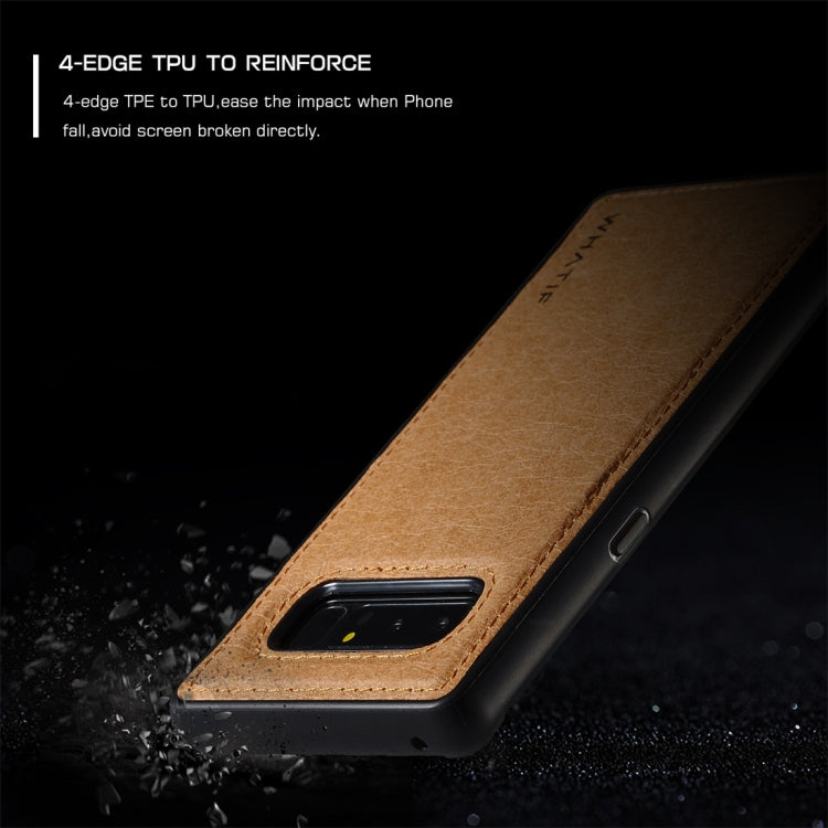 For Galaxy Note 8 WHATIF Kraft Paper TPU + PC Full Coverage Protective Case
