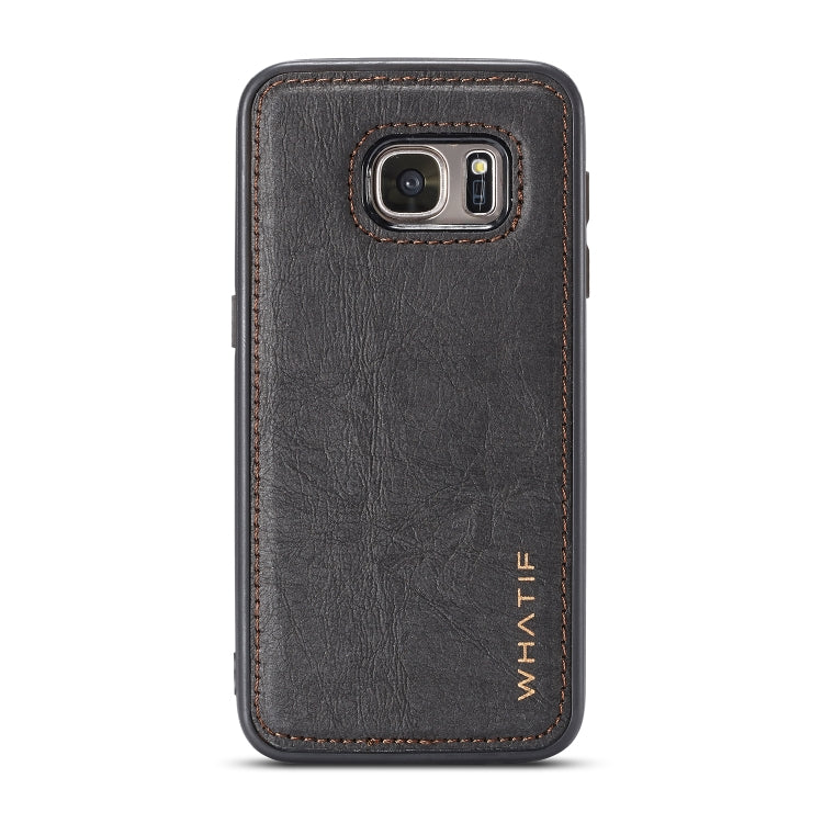 For Galaxy S7 WHATIF Kraft Paper TPU + PC Full Coverage Protective Case