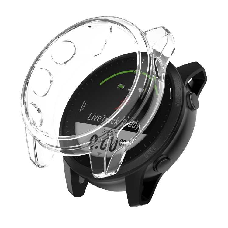 For Garmin Forerunner 945 LTE Half Coverage Hollowed TPU Protective Case