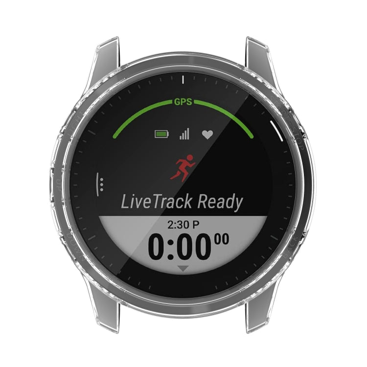 For Garmin Forerunner 945 LTE Half Coverage Hollowed TPU Protective Case