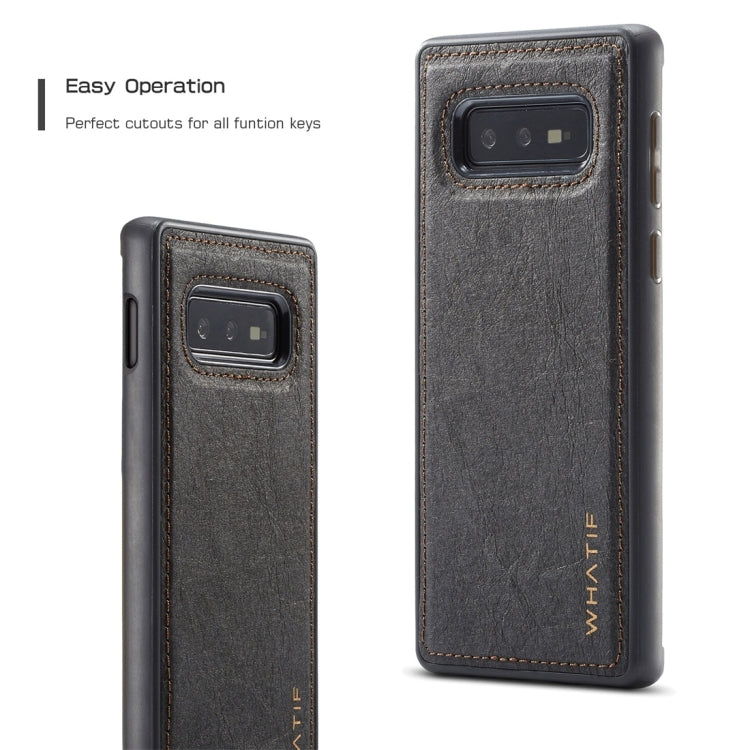 For Galaxy S10e WHATIF Kraft Paper TPU + PC Full Coverage Protective Case