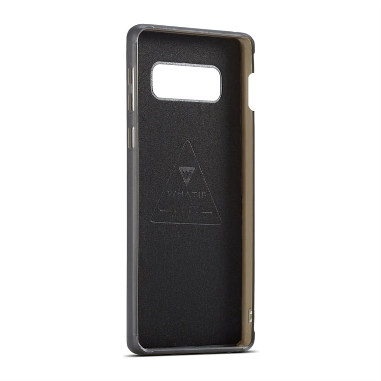 For Galaxy S10e WHATIF Kraft Paper TPU + PC Full Coverage Protective Case