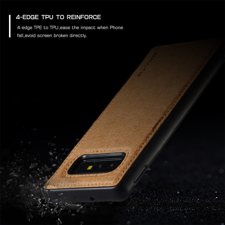 For Galaxy S10e WHATIF Kraft Paper TPU + PC Full Coverage Protective Case