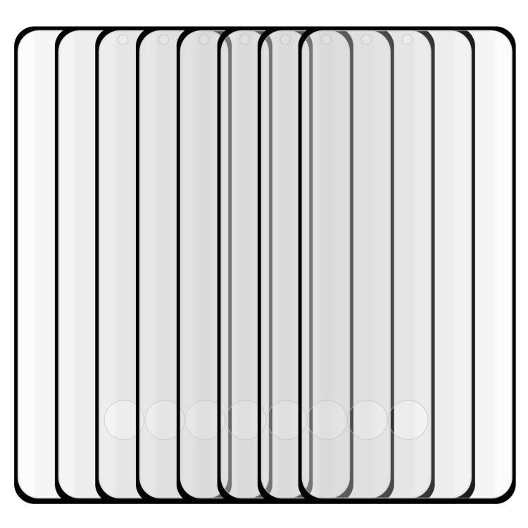 For Samsung Galaxy S22+ 5G 25pcs Edge Glue 3D Curved Edge Full Screen Tempered Glass Film(Black)