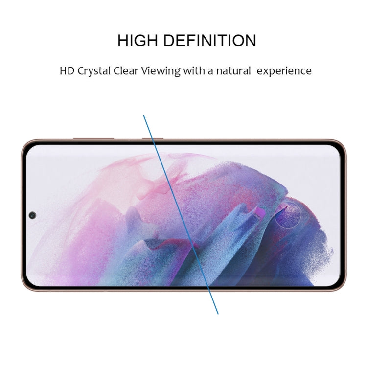 For Samsung Galaxy S22+ 5G 25pcs Edge Glue 3D Curved Edge Full Screen Tempered Glass Film(Black)