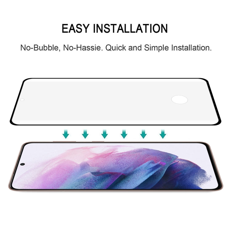 For Samsung Galaxy S22+ 5G 25pcs Edge Glue 3D Curved Edge Full Screen Tempered Glass Film(Black)