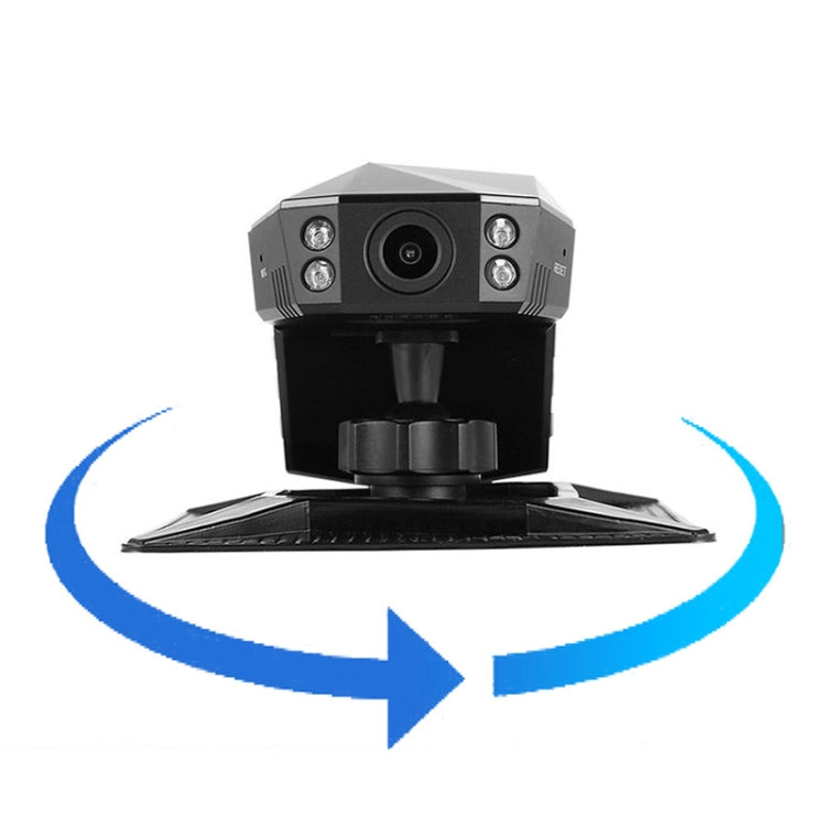 2 inch HD Dual Lens 1080P No Light Night Vision Hidden Driving Recorder with Aromatherapy, SD Card Memory:16G