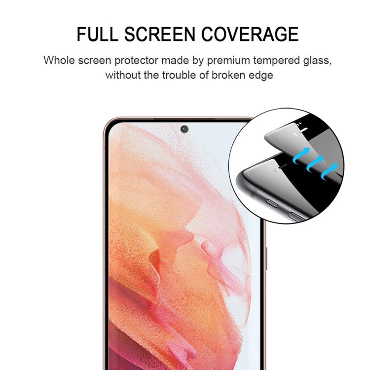 For Samsung Galaxy S22 5G Full Glue 3D Curved Edge Screen Tempered Glass Film (Black)