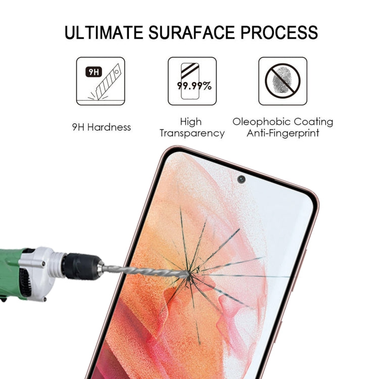 For Samsung Galaxy S22 5G Full Glue 3D Curved Edge Screen Tempered Glass Film (Black)
