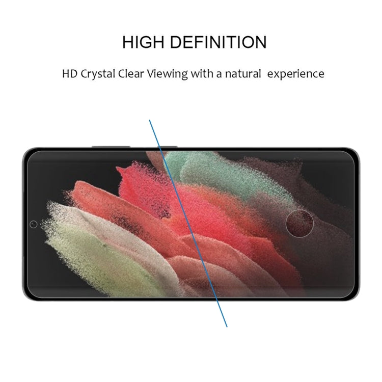 For Samsung Galaxy S22 Ultra 5G 25pcs Full Glue 3D Curved Edge Screen Tempered Glass Film(Black)