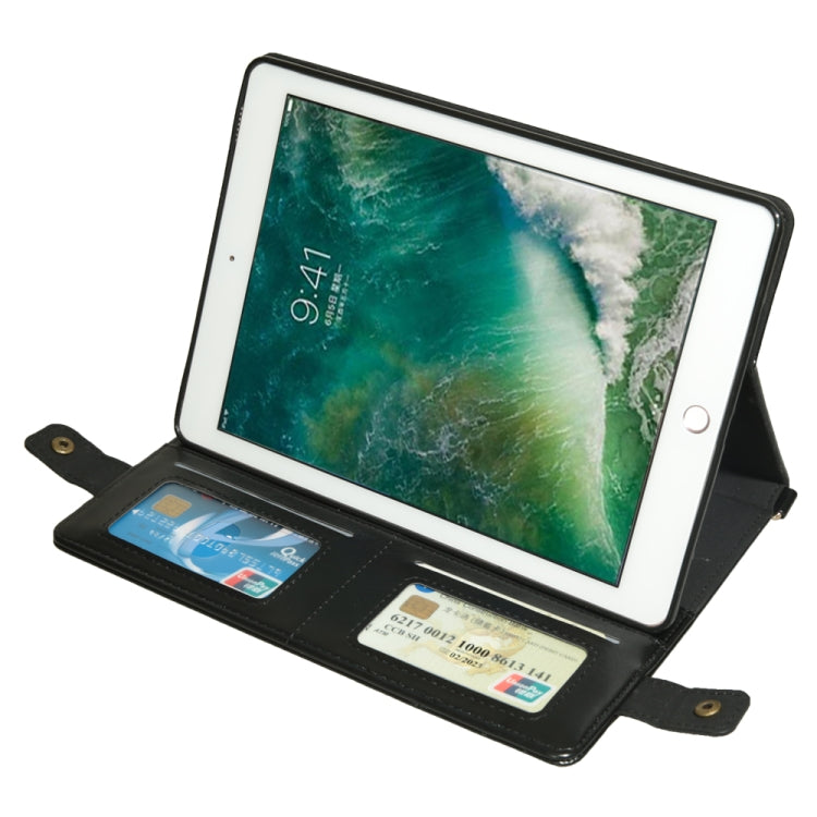 For iPad 10.5 inch Envelope Horizontal Flip PU Leather Case with Card Slots & Pen Slots & Holder & Wallet & Photo Frame & Shoulder Strap