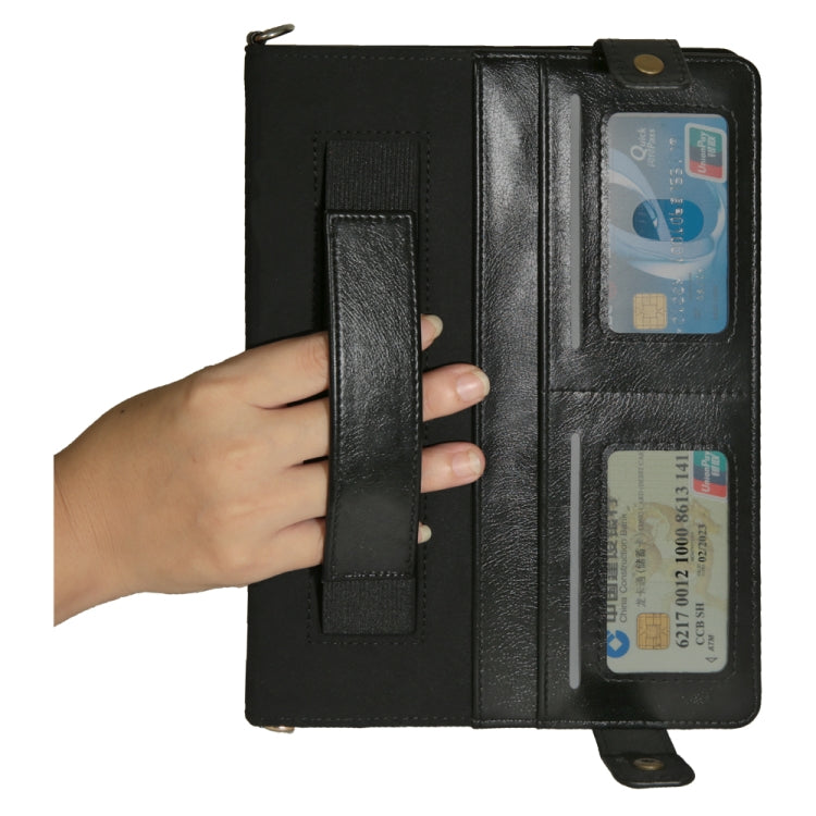 For iPad 10.5 inch Envelope Horizontal Flip PU Leather Case with Card Slots & Pen Slots & Holder & Wallet & Photo Frame & Shoulder Strap