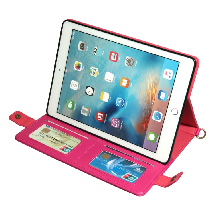 For iPad 10.5 inch Envelope Horizontal Flip PU Leather Case with Card Slots & Pen Slots & Holder & Wallet & Photo Frame & Shoulder Strap