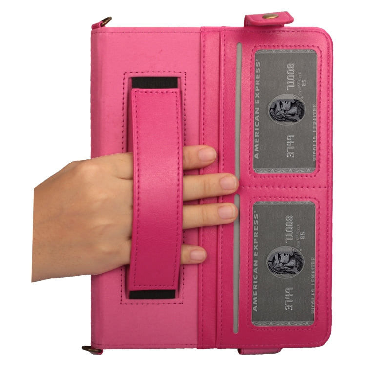 For iPad 10.2 2021 / 2020 / 2019 Envelope Horizontal Flip PU Leather Case with Card Slots & Pen Slots & Holder & Wallet & Photo Frame & Shoulder Strap
