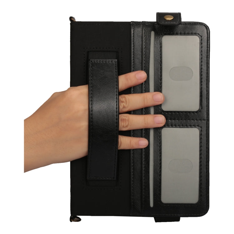 For iPad mini 5 / 4 / 3 / 2 / 1 Envelope Horizontal Flip PU Leather Case with Card Slots & Pen Slots & Holder & Wallet & Photo Frame & Shoulder Strap