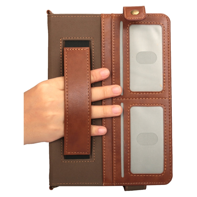 For iPad mini 5 / 4 / 3 / 2 / 1 Envelope Horizontal Flip PU Leather Case with Card Slots & Pen Slots & Holder & Wallet & Photo Frame & Shoulder Strap