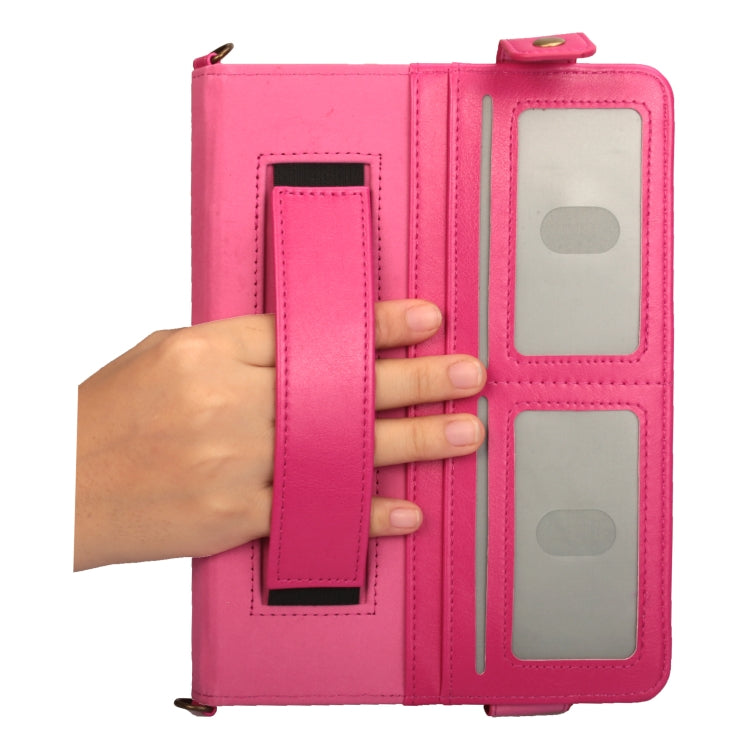 For iPad mini 5 / 4 / 3 / 2 / 1 Envelope Horizontal Flip PU Leather Case with Card Slots & Pen Slots & Holder & Wallet & Photo Frame & Shoulder Strap