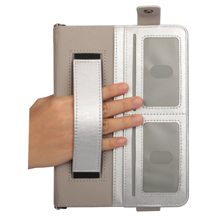For iPad mini 5 / 4 / 3 / 2 / 1 Envelope Horizontal Flip PU Leather Case with Card Slots & Pen Slots & Holder & Wallet & Photo Frame & Shoulder Strap