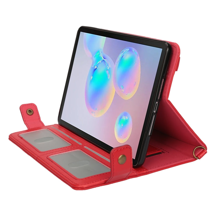 For Galaxy Tab S6 10.5 / T860 / 865 Envelope Horizontal Flip PU Leather Case with Card Slots & Pen Slots & Holder & Wallet & Photo Frame & Shoulder Strap