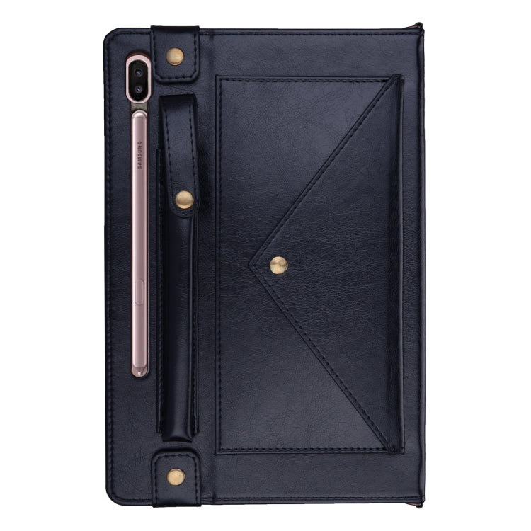 For Galaxy Tab S6 10.5 / T860 / 865 Envelope Horizontal Flip PU Leather Case with Card Slots & Pen Slots & Holder & Wallet & Photo Frame & Shoulder Strap