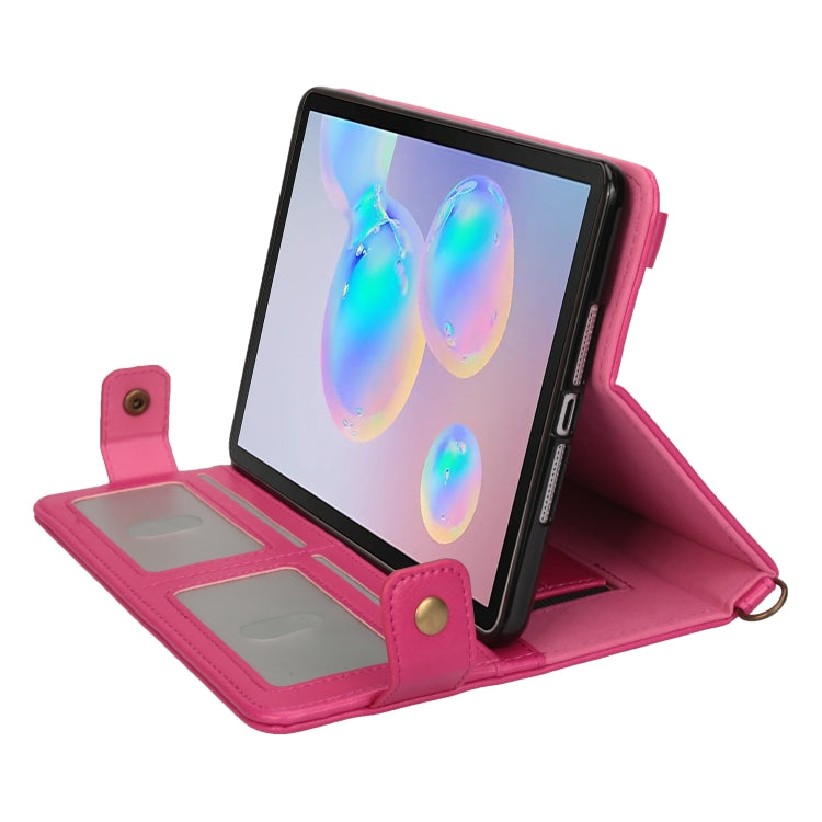 For Galaxy Tab S6 10.5 / T860 / 865 Envelope Horizontal Flip PU Leather Case with Card Slots & Pen Slots & Holder & Wallet & Photo Frame & Shoulder Strap