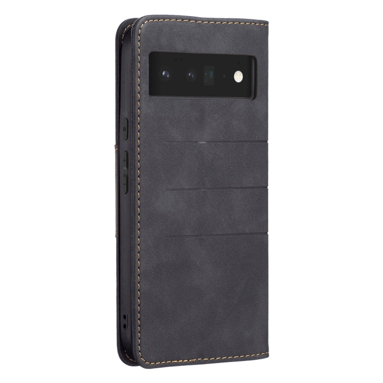 For Google Pixel 6 Pro Magnetic Splicing Leather Phone Case