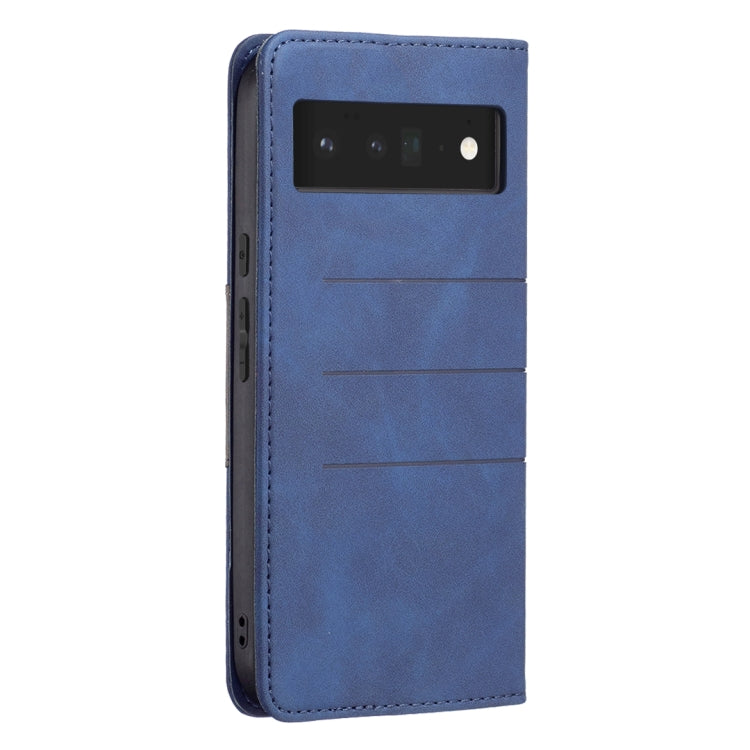 For Google Pixel 6 Pro Magnetic Splicing Leather Phone Case