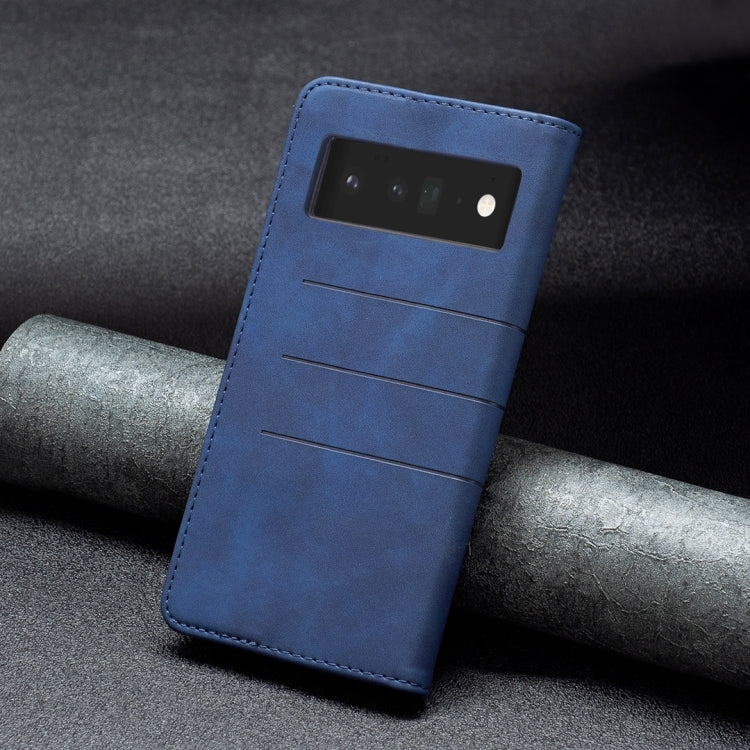 For Google Pixel 6 Pro Magnetic Splicing Leather Phone Case