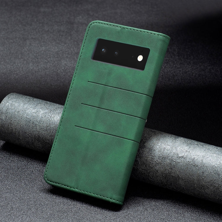 For Google Pixel 6 Magnetic Splicing Leather Phone Case