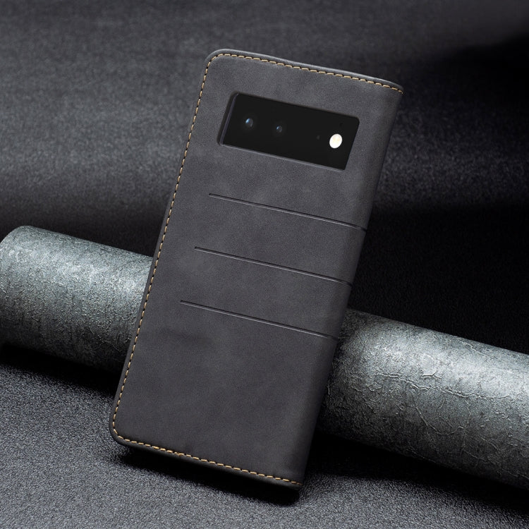 For Google Pixel 6 Magnetic Splicing Leather Phone Case