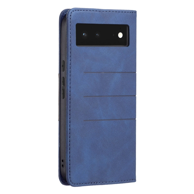 For Google Pixel 6 Magnetic Splicing Leather Phone Case