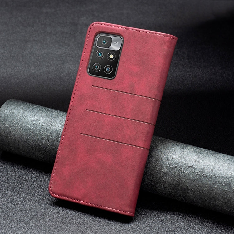 For Xiaomi Redmi 10 Magnetic Splicing Leather Phone Case