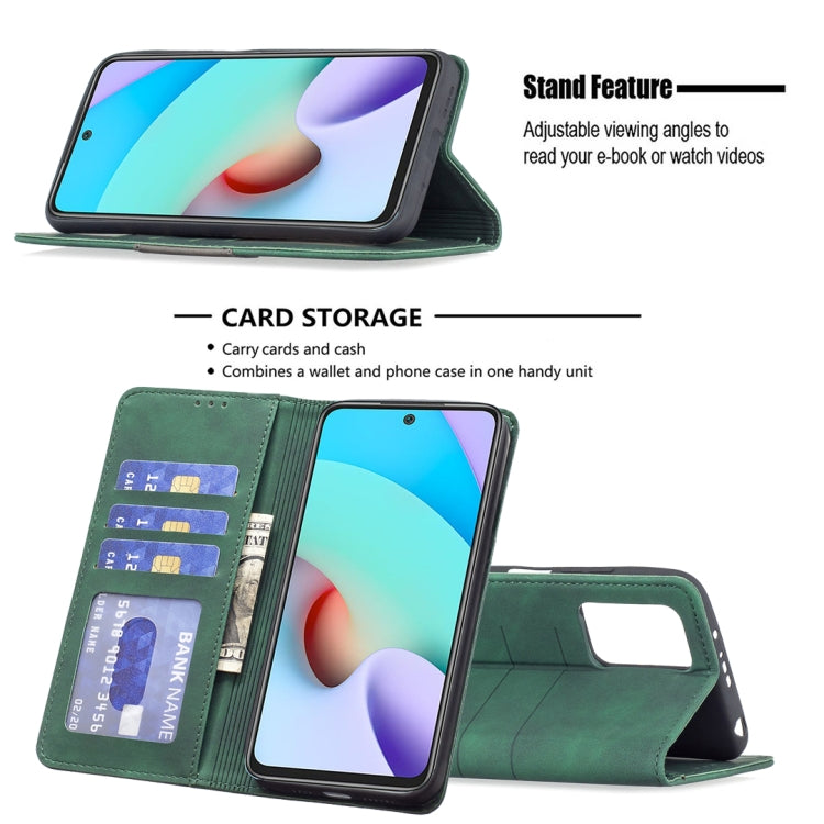 For Xiaomi Redmi 10 Magnetic Splicing Leather Phone Case