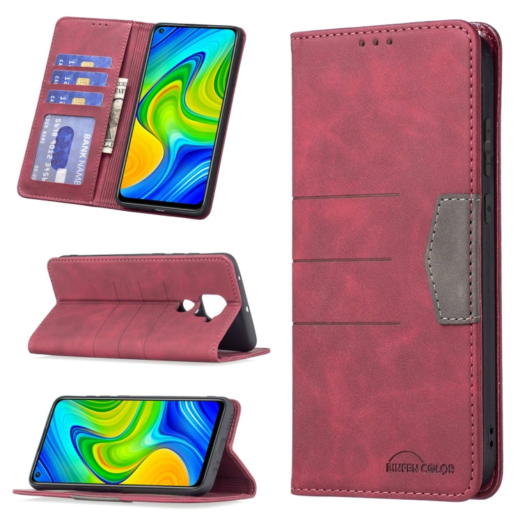 For Xiaomi Redmi Note 9 / 10X 4G Magnetic Splicing Leather Phone Case