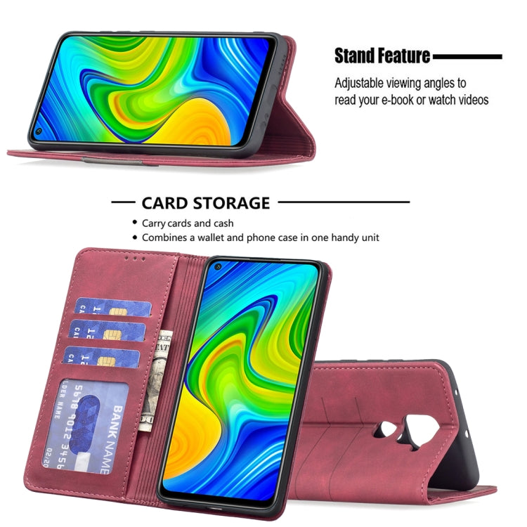 For Xiaomi Redmi Note 9 / 10X 4G Magnetic Splicing Leather Phone Case