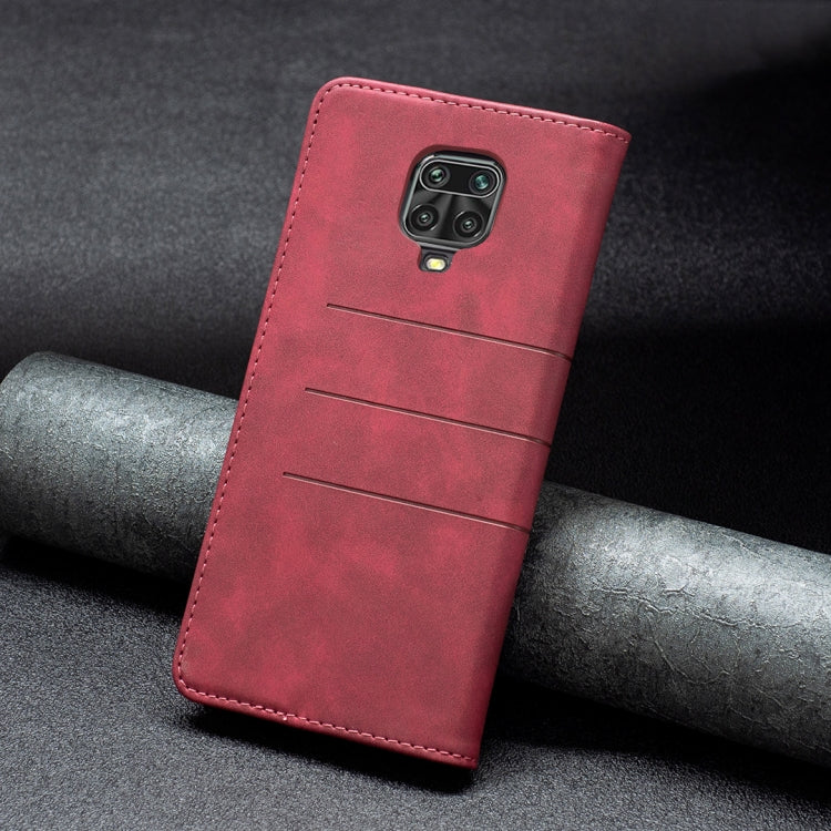 For Xiaomi Redmi Note 9 Pro / 9 Pro Max / 9s Magnetic Splicing Leather Phone Case